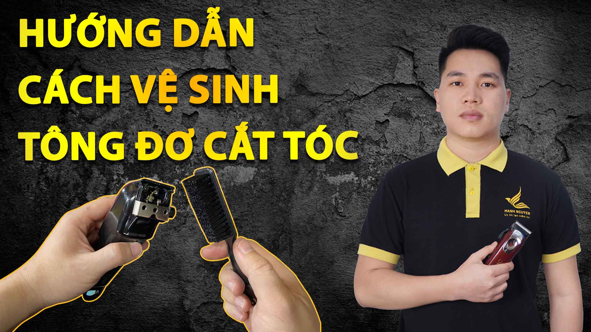 huong dan cach ve sinh tong do cat toc