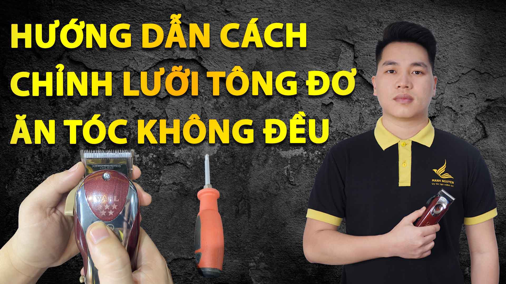 huong dan cach chinh luoi tong do an toc khong deu