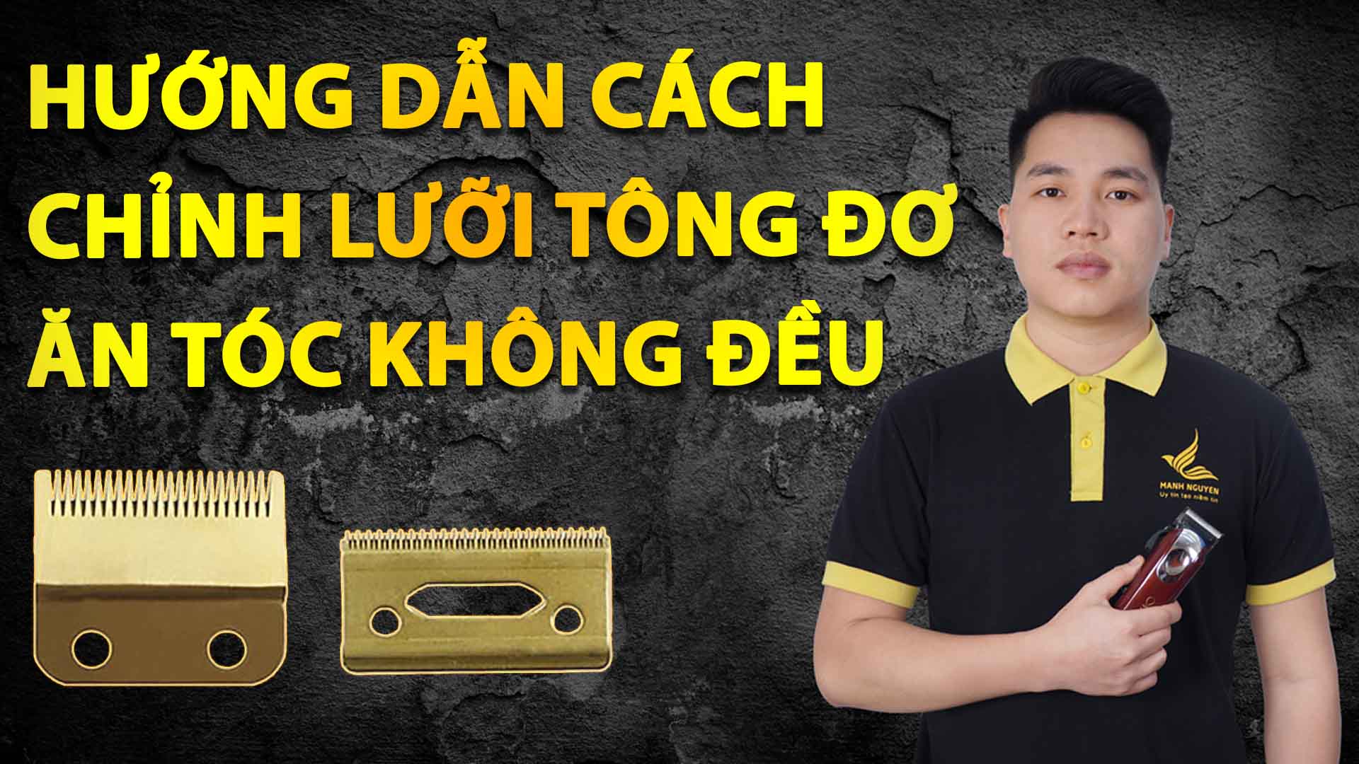 huong dan cach chinh luoi tong do an toc khong deu