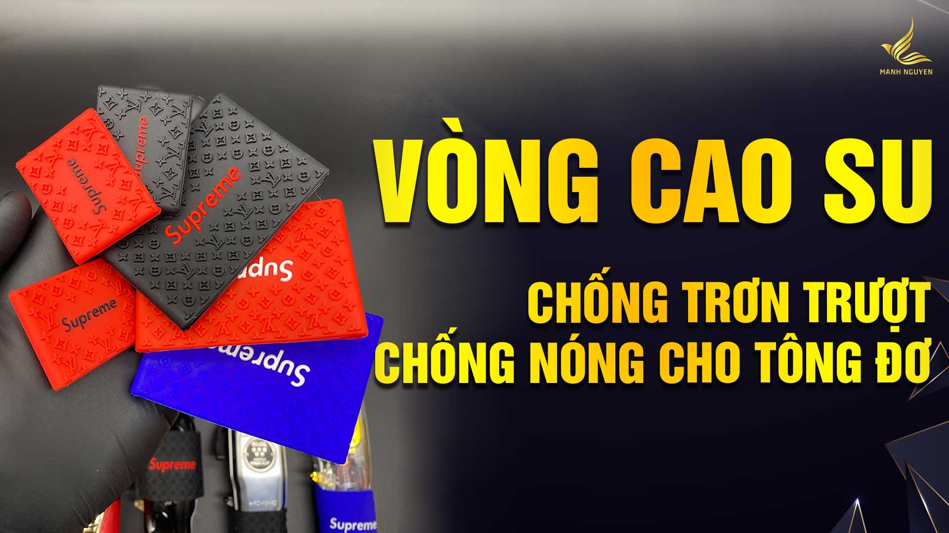 vong cao su chong tron, chong nong cho tong do.