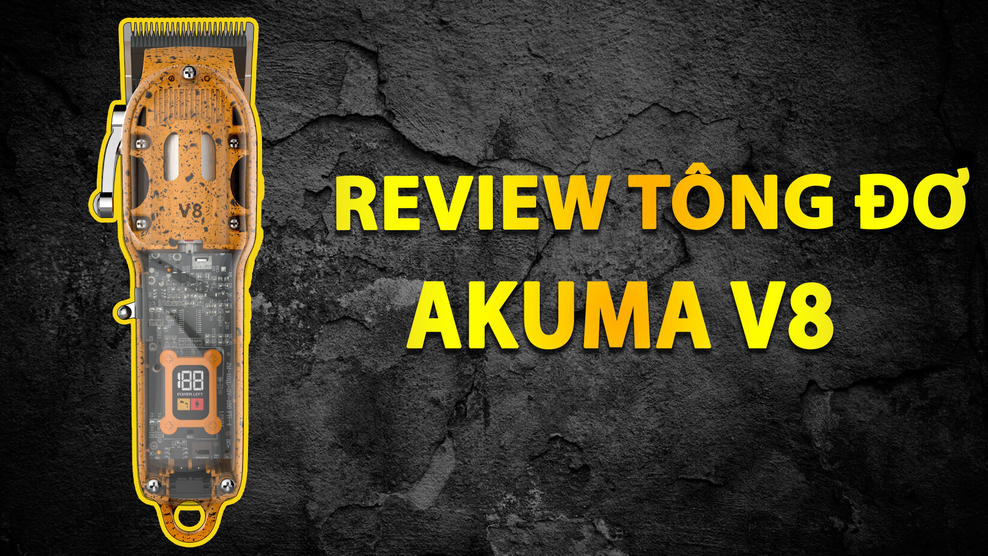 review tong do cat toc akuma v8s