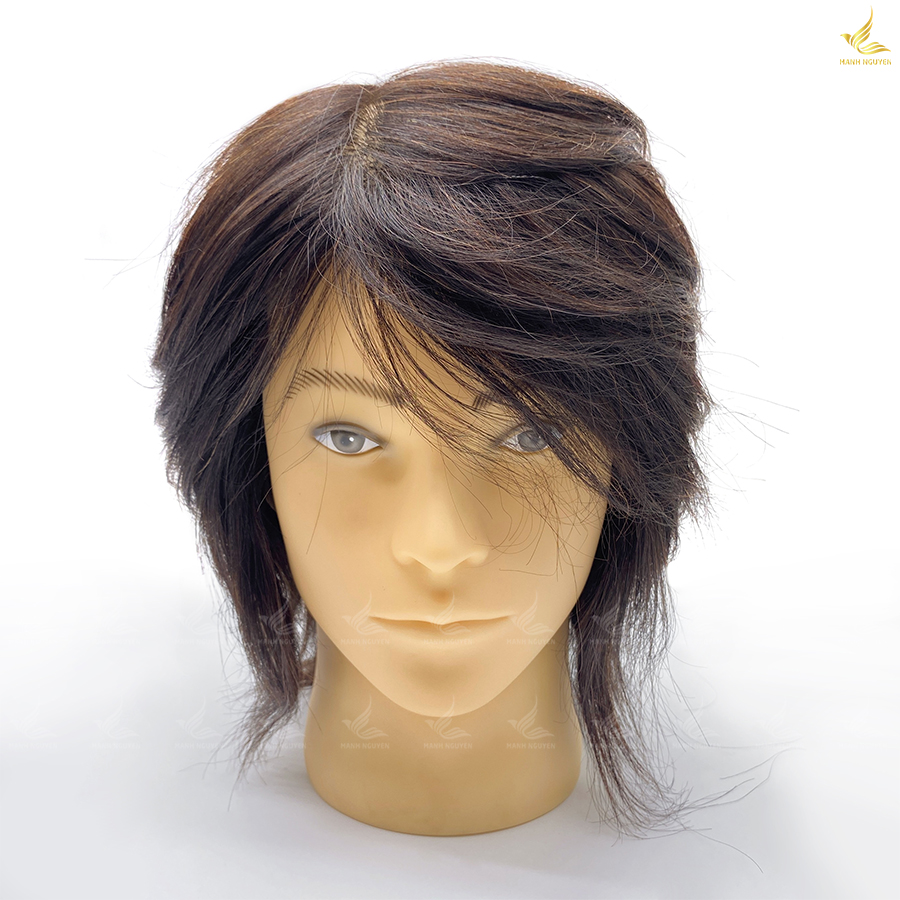 Đầu manocanh học tóc ken cắt tóc nam canh silicon trang điểm dài 70cm  vn-022 - MixASale
