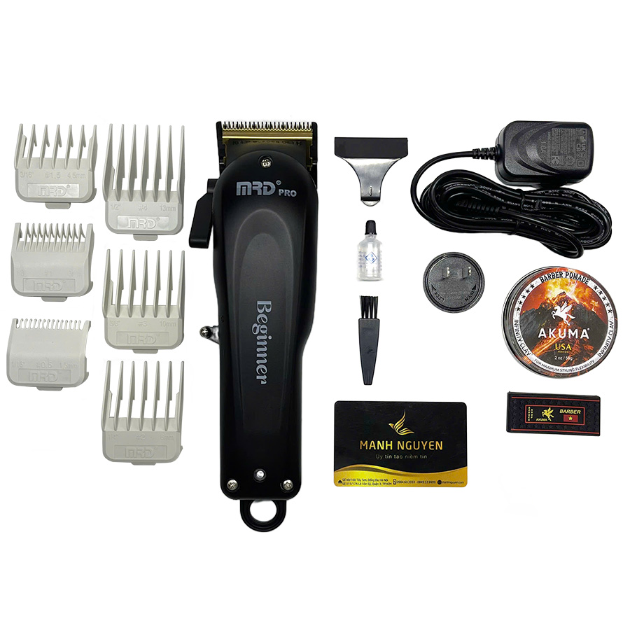 Tông đơ cắt tóc MRD Beginner 3969-2 Màu đen - Ảnh 2