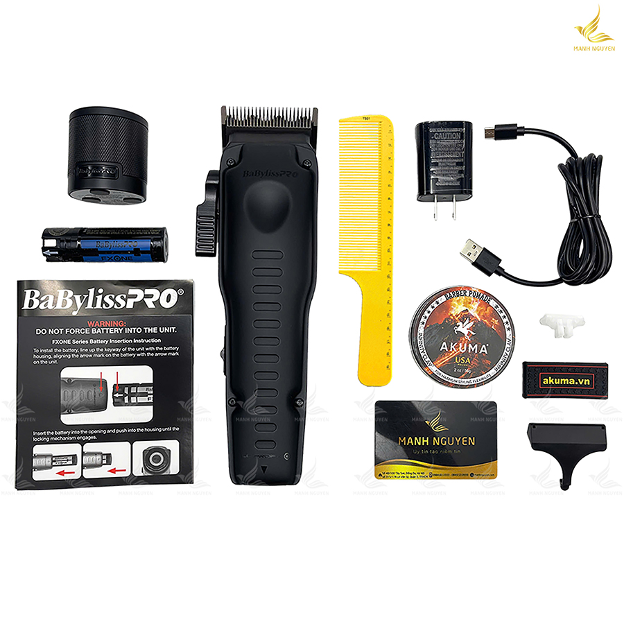 Tông đơ cắt tóc Babyliss FXone màu đen