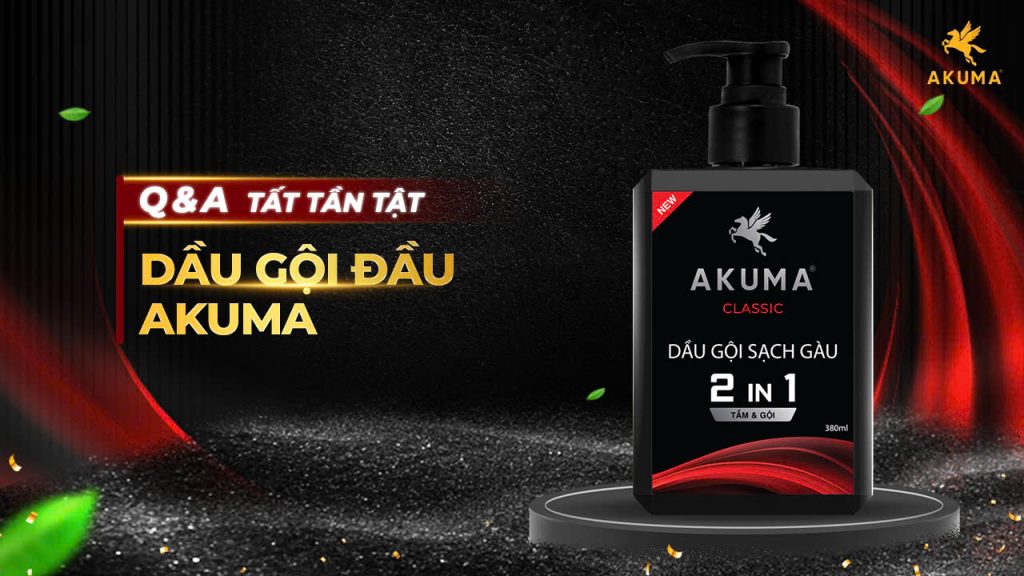 Dầu gội đầu AKUMA Classic 2 trong 1 tắm và gội đầu tiện lợi