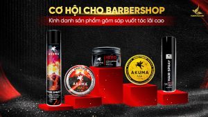 Kinh doanh gôm, sáp AKUMA - Cơ hội cho barbershop