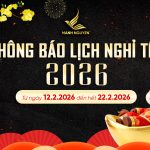 Lịch nghỉ tết nguyên đán 2026 của Mạnh Nguyễn