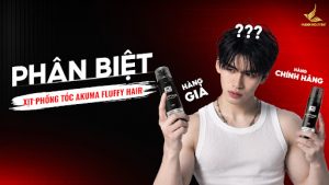 Cách phân biệt xịt phồng tóc AKUMA Fluffy Hair hàng thật và hàng giả